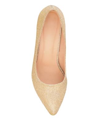 gold slip on pump - 14847939 - Standard Image - 4