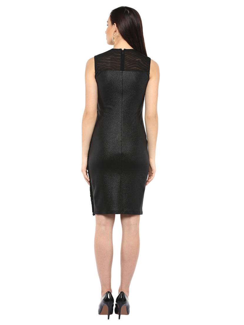 embellished patch sheath dress - 14850165 - Zoom Image - 4