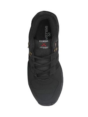 black leatherette trekking shoe - 14852401 - Standard Image - 4