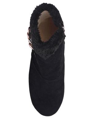 black suede ankle boot - 14853592 - Standard Image - 4