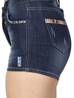 blue denim shorts - 14859123 - Standard Image - 4