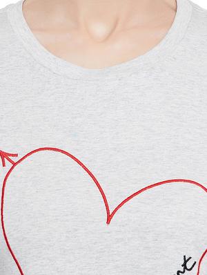 grey printed tee - 14860299 - Standard Image - 4