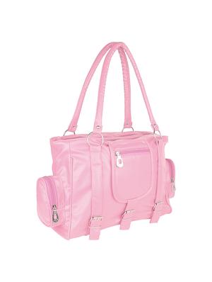 pink leatherette handbag - 14863359 - Standard Image - 4
