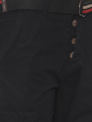 black cotton shorts - 14863541 - Standard Image - 4