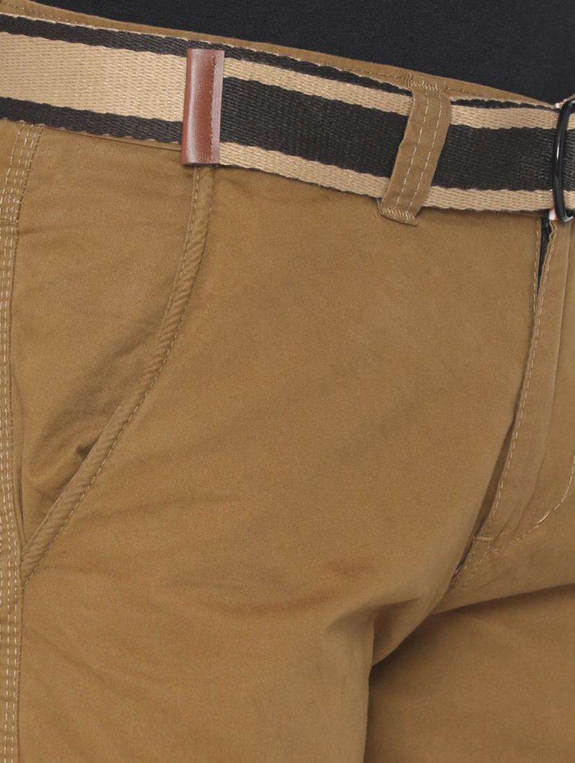 brown cotton shorts - 14863564 - Zoom Image - 4