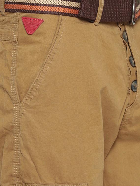 beige cotton shorts - 14863592 - Zoom Image - 4