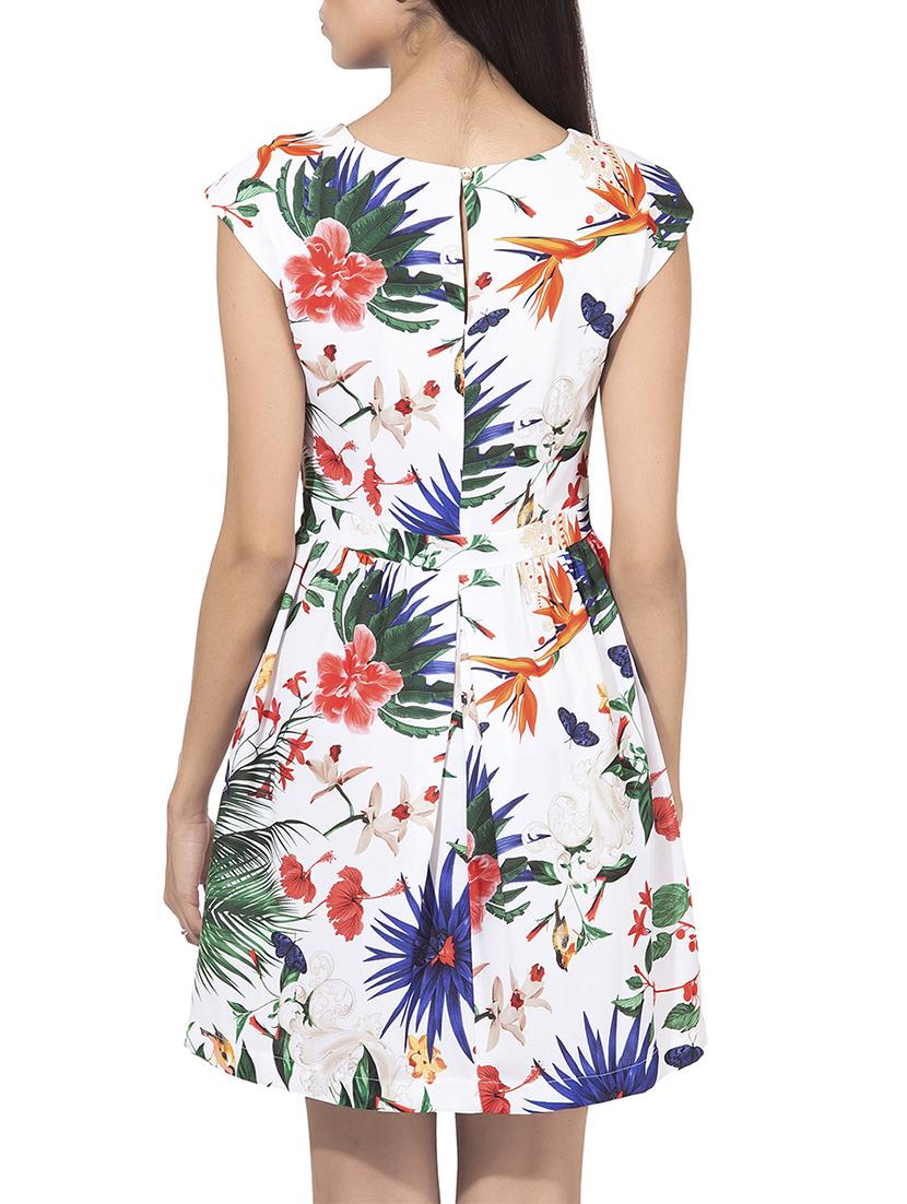 white a-line dress - 14867889 - Zoom Image - 4