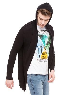black cotton shrug - 14869663 - Standard Image - 4
