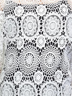 white cotton kaftan - 14872793 - Standard Image - 4