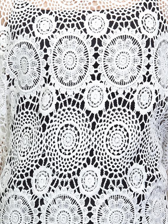 white cotton kaftan - 14872793 - Zoom Image - 4