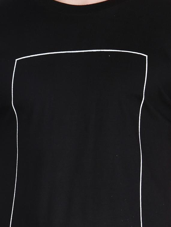 black front print t-shirt - 14875776 - Zoom Image - 4
