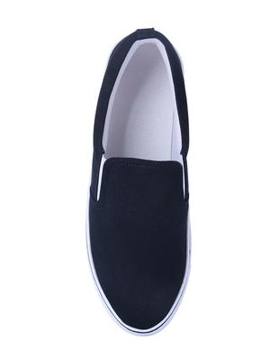 black Canvas casual slipon - 14875960 - Standard Image - 4