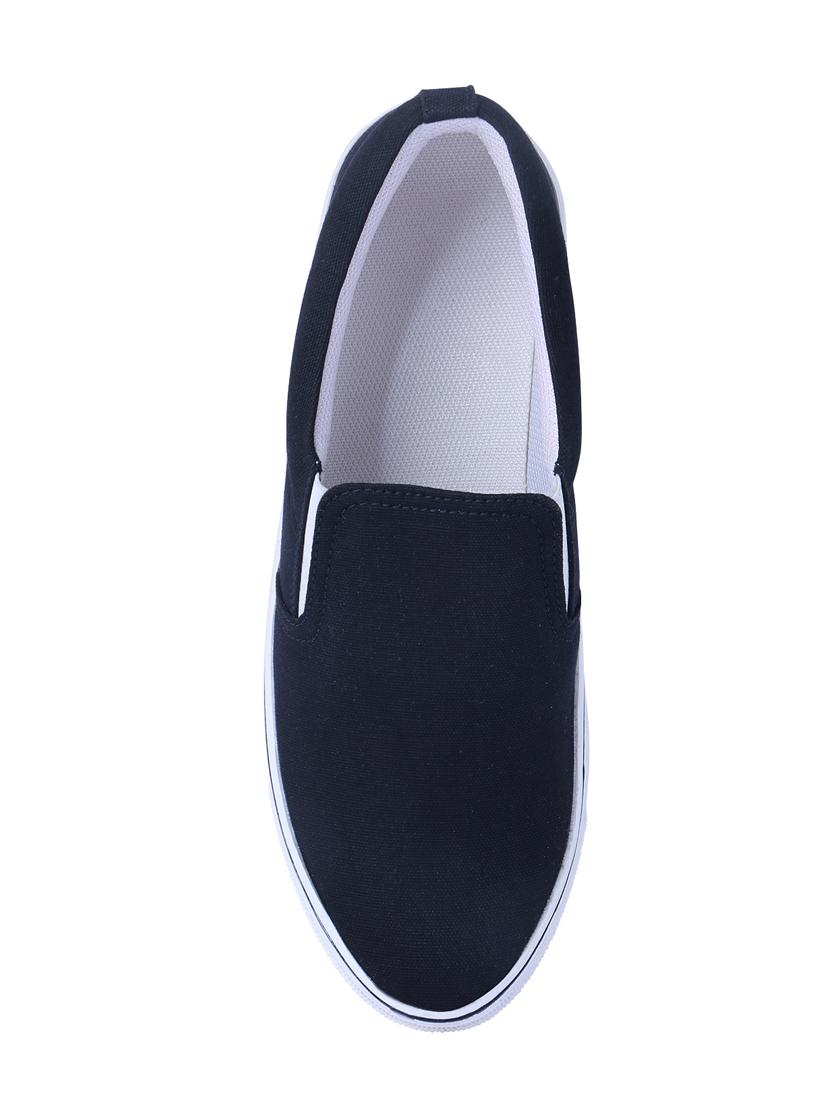 black Canvas casual slipon - 14875960 - Zoom Image - 4