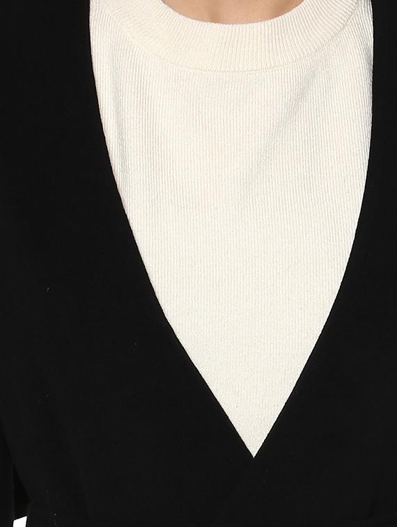 solid black trench/overcoat - 14876077 - Zoom Image - 4