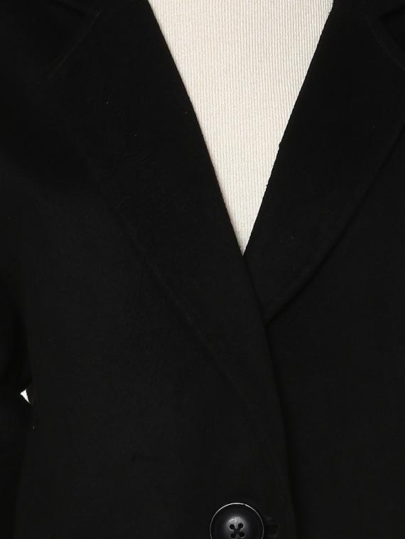 solid black trench/overcoat - 14876080 - Zoom Image - 4