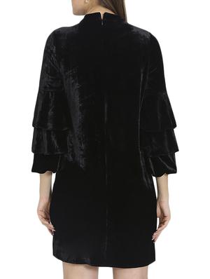 black solid shift dress - 14876547 - Standard Image - 4