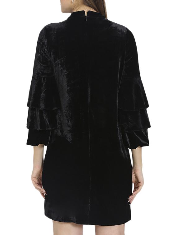black solid shift dress - 14876547 - Zoom Image - 4