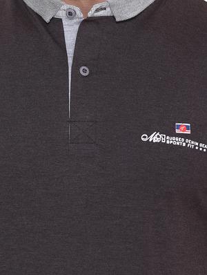 black cotton polo t-shirt - 14883548 - Standard Image - 4