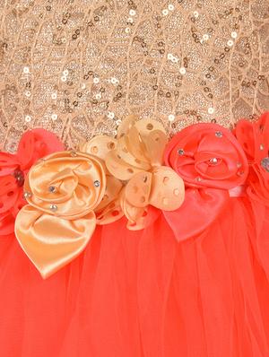 pink net party gown - 14885023 - Standard Image - 4