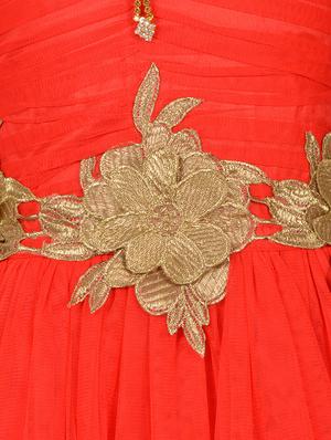 red net party gown - 14885030 - Standard Image - 4