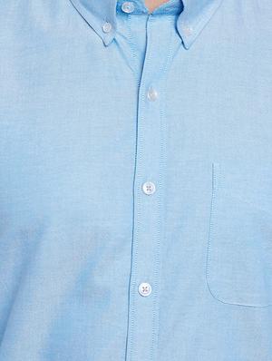 blue cotton casual shirt - 14888527 - Standard Image - 4