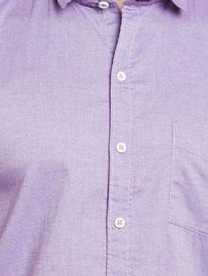 purple cotton casual shirt - 14888579 - Standard Image - 4