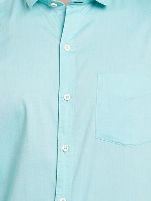 light blue cotton casual shirt - 14888581 - Standard Image - 4