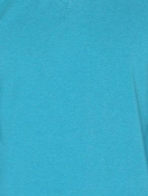turquoise cotton t-shirt - 14888915 - Standard Image - 4