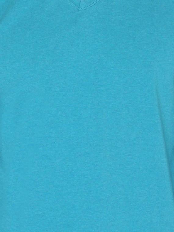 turquoise cotton t-shirt - 14888915 - Zoom Image - 4
