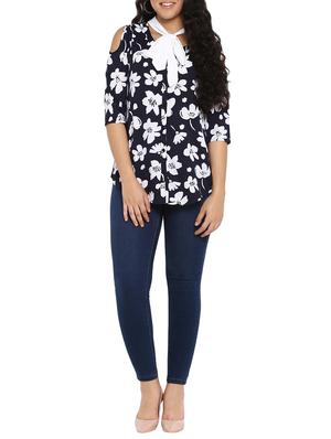 tie knot floral plus tunic - 14889147 - Standard Image - 4
