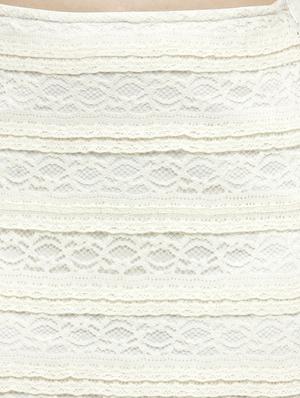 white lace pencil skirt - 14889443 - Standard Image - 4