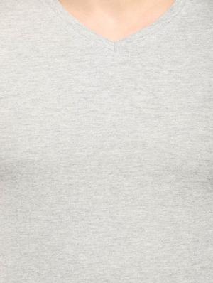 grey cotton t-shirt - 14890012 - Standard Image - 4
