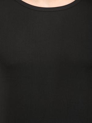black cotton t-shirt - 14890357 - Standard Image - 4