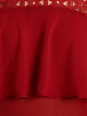 solid maroon layered top - 14892183 - Standard Image - 4