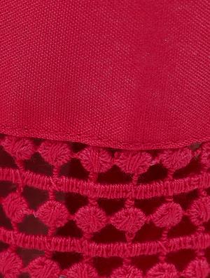 red viscose straight palazzo - 14892268 - Standard Image - 4
