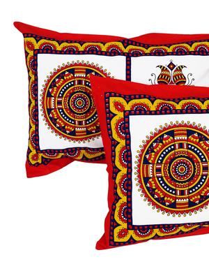 120 TC 100% Cotton Printed 2 Double Bedsheet With 4 Pillow Covers - 14893281 - Standard Image - 4