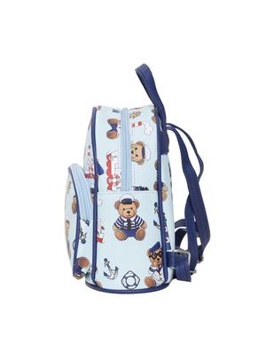 blue leatherette regular backpack - 14893457 - Standard Image - 4