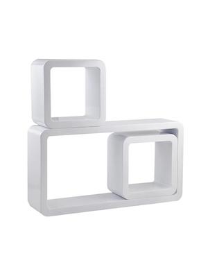 Decor Home Wall Shelf Set Of 2 Cube & 1 Rectangle Wall Rack Shelves - 14894340 - Standard Image - 4