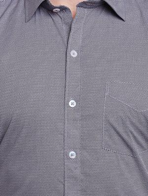 grey cotton formal shirt - 14895492 - Standard Image - 4