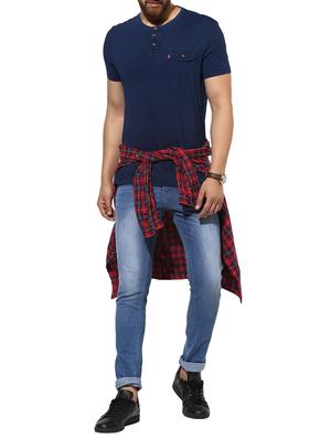 blue denim washed jeans - 14895550 - Standard Image - 4