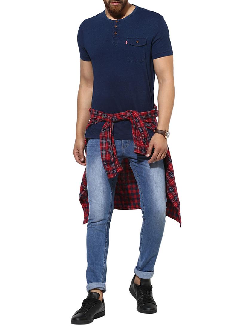 blue denim washed jeans - 14895550 - Zoom Image - 4