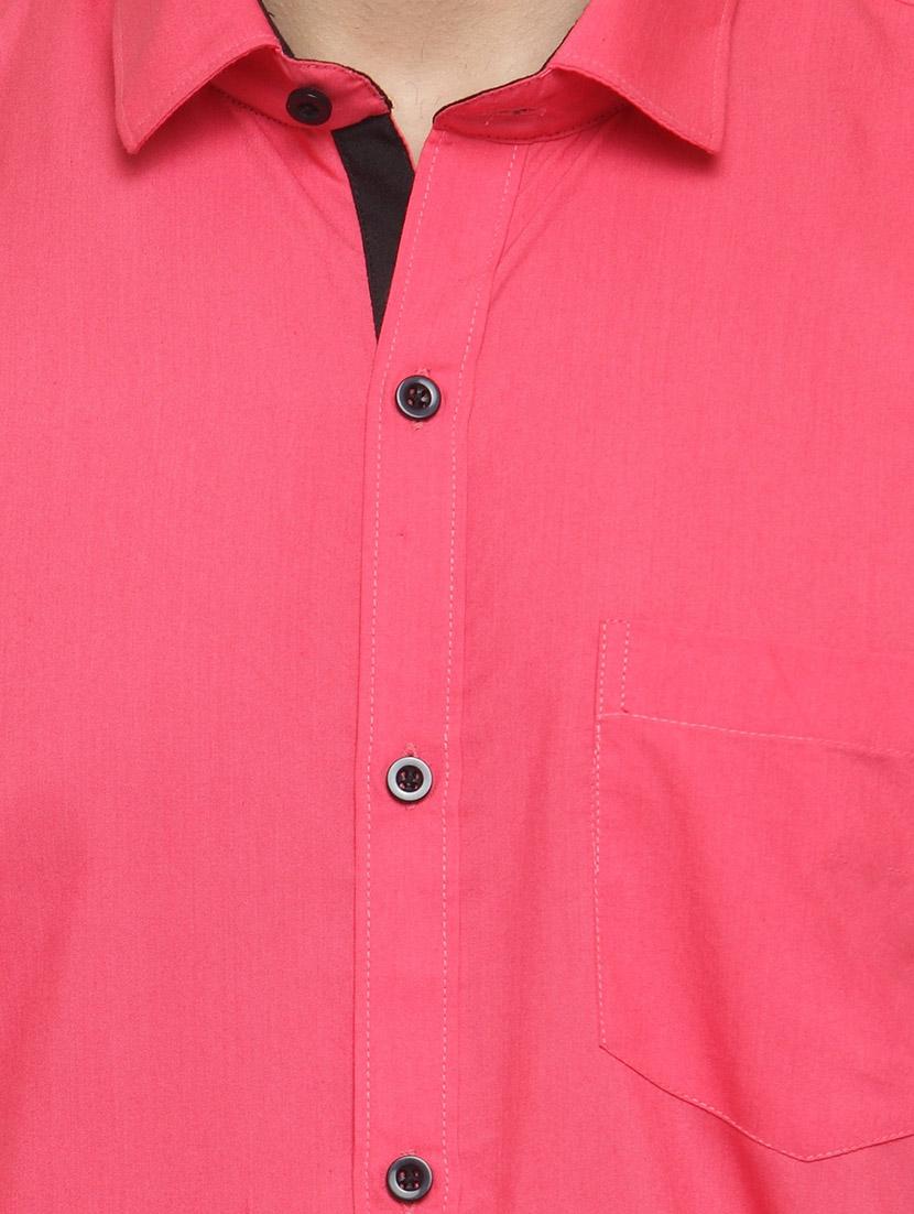 pink cotton casual shirt - 14895795 - Zoom Image - 4