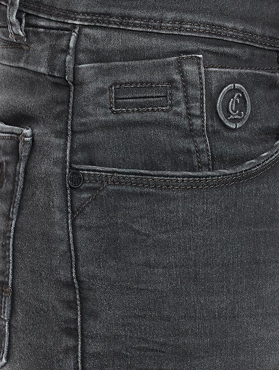 black denim washed jeans - 14896152 - Zoom Image - 4