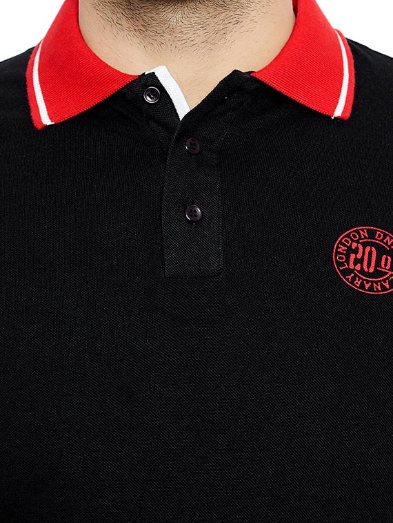 black cotton t-shirt - 14896178 - Zoom Image - 4