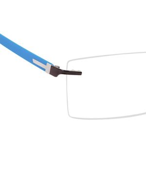Cardon Gunmetal Rectangular Rimless EyeGlass - 14898192 - Standard Image - 4