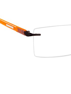 cardon gunmetal rectangular rimless eyeglass - 14898203 - Standard Image - 4