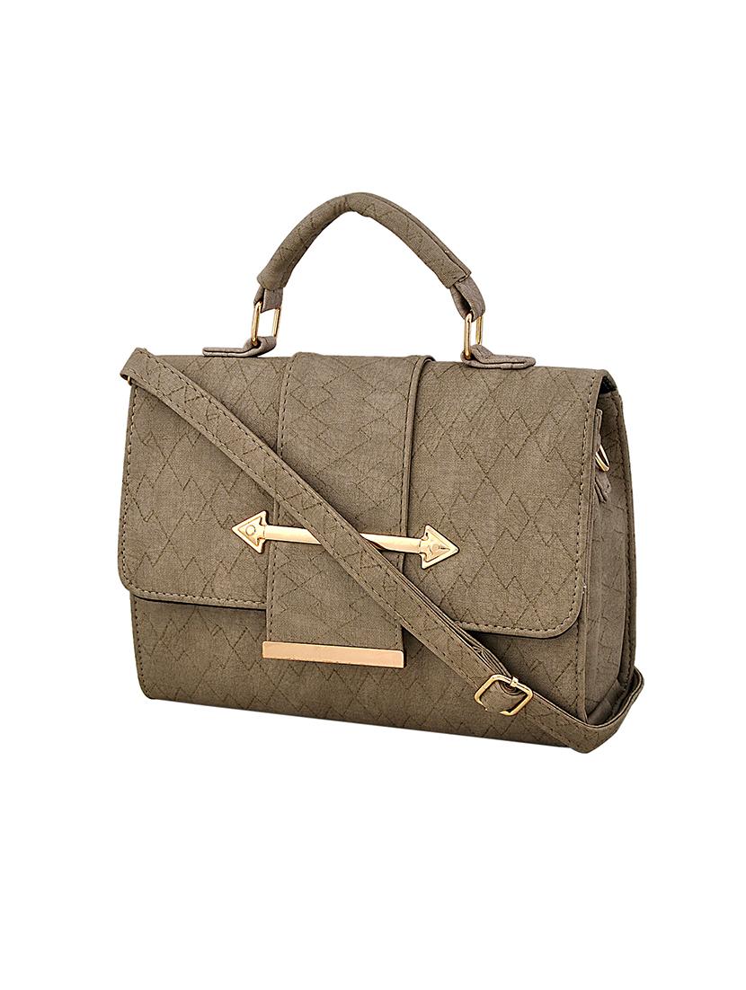 grey leatherette handbag - 14898755 - Zoom Image - 4