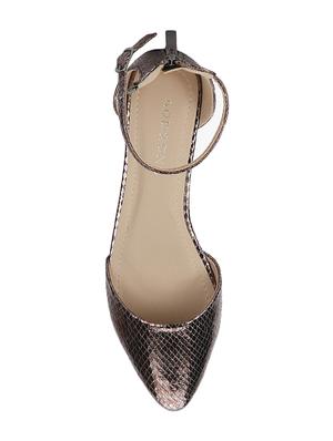 metallic ankle strap sandal - 14898917 - Standard Image - 4