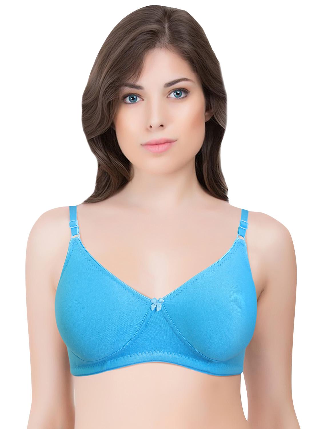 set of 3 multi colored cotton bra - 14899470 - Zoom Image - 4