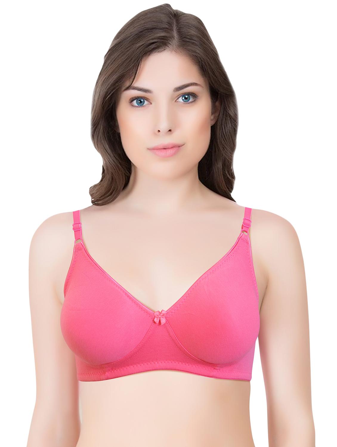 set of 3 multi colored cotton bra - 14899551 - Zoom Image - 4